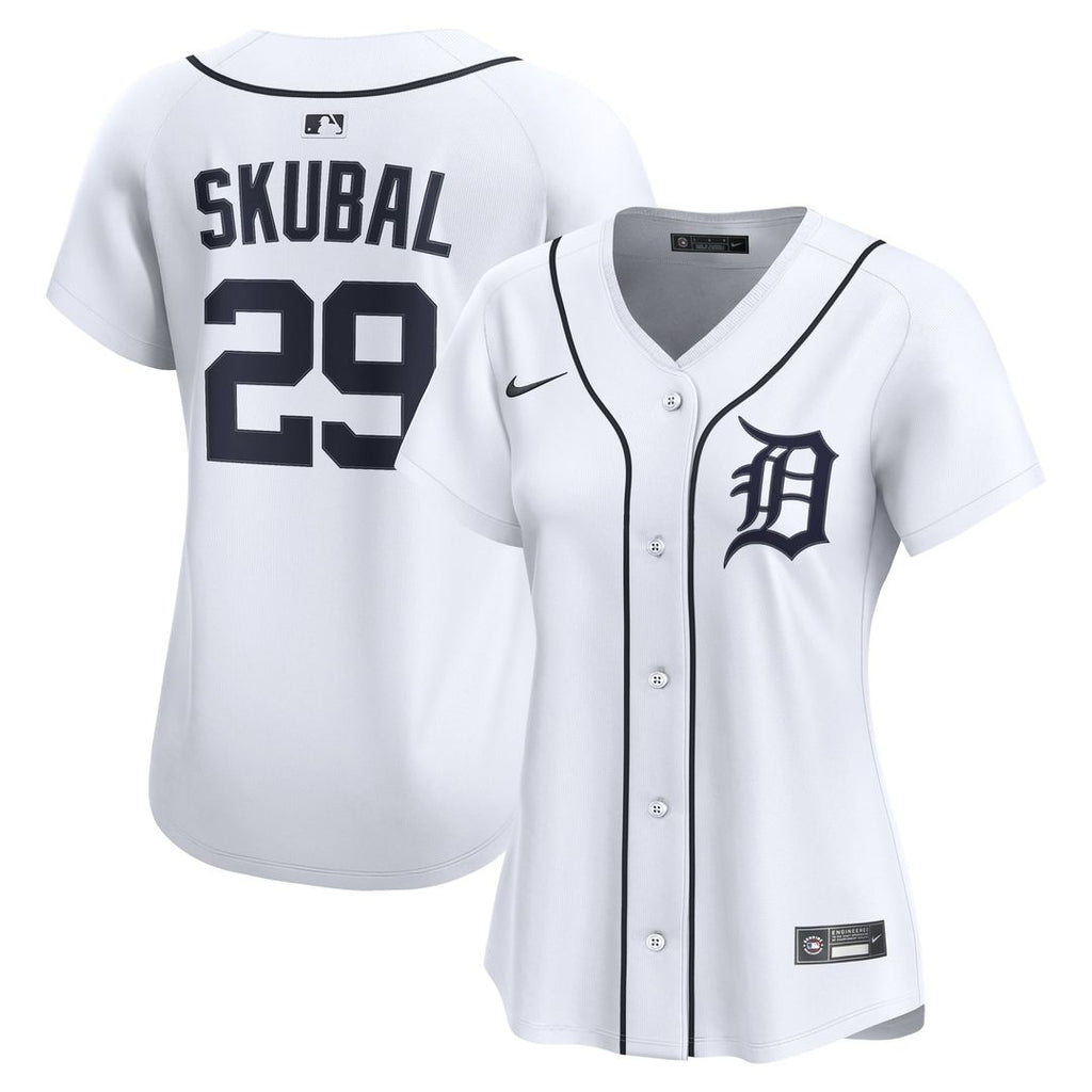 Detroit Tigers Tarik Skubal Women's Home Limited Jersey | White