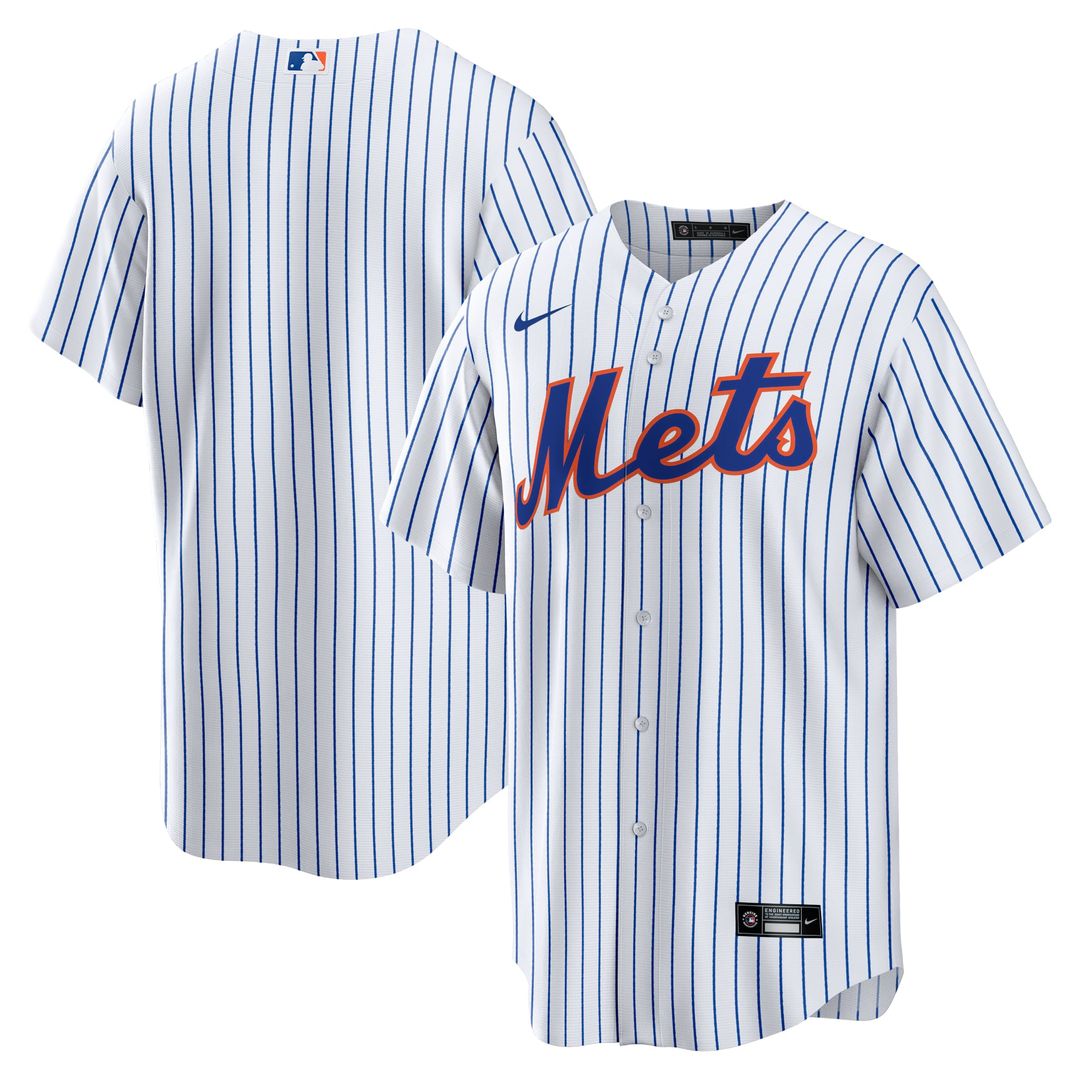 New York Mets Home Replica Team Jersey | White