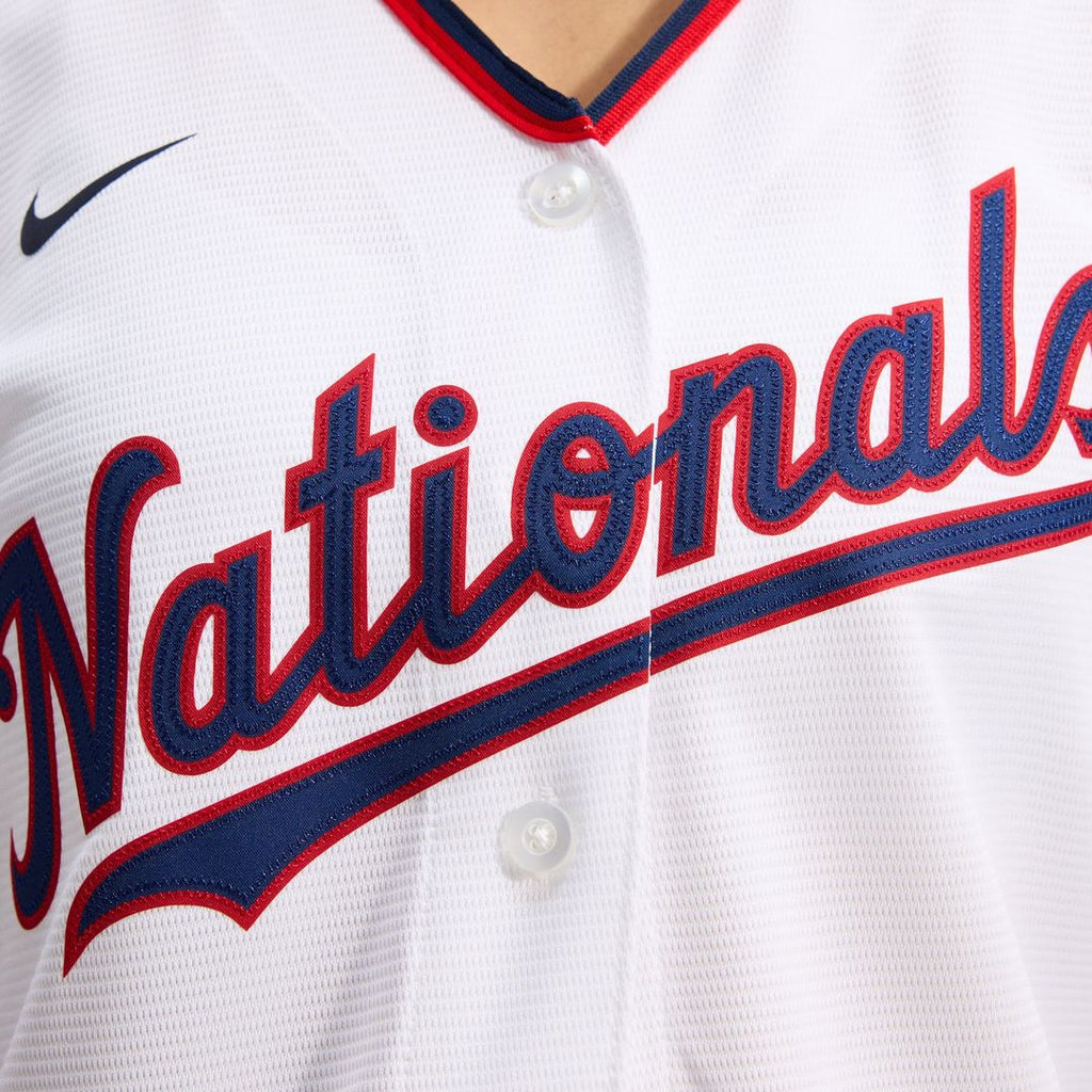 Washington Nationals CJ Abrams Women's Home Replica Jersey | White
