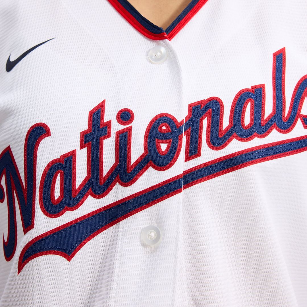 Washington Nationals CJ Abrams Women's Home Replica Jersey | White