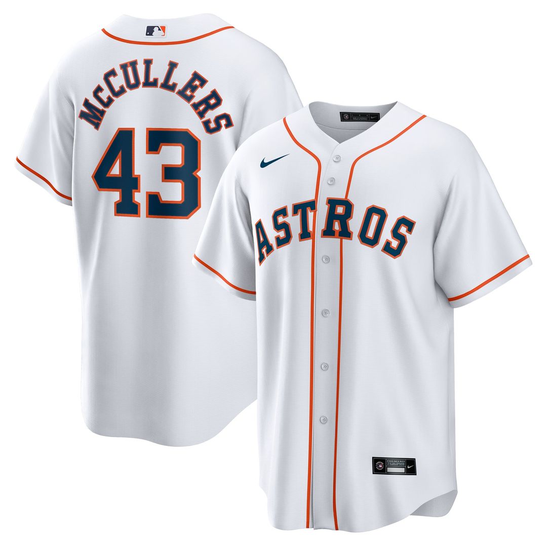Houston Astros Lance McCullers Jr. Home Replica Jersey | White