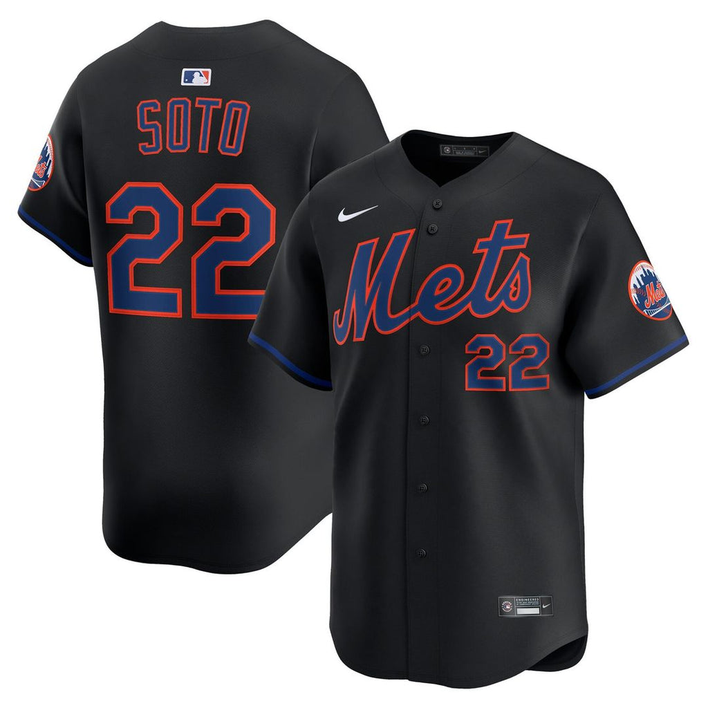 New York Mets Juan Soto Alternate Limited Jersey | Black