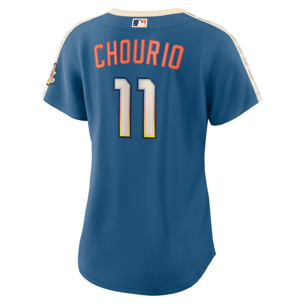 Milwaukee Brewers Jackson Chourio Women's 2026 City Connect Stadium Jersey | Mineral Blue
