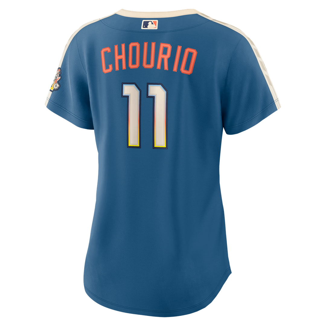 Milwaukee Brewers Jackson Chourio Women's 2026 City Connect Stadium Jersey | Mineral Blue
