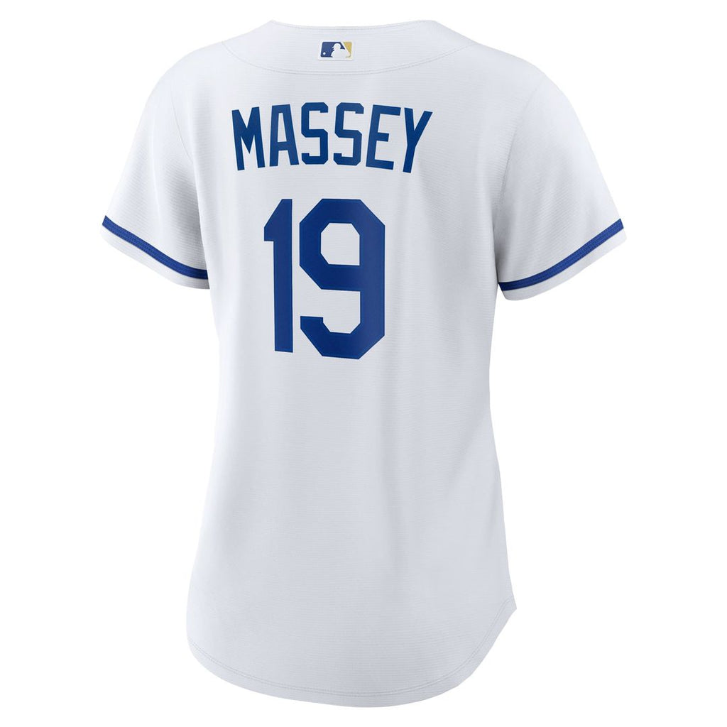 Kansas City Royals Michael Massey Women's Home Replica Jersey | White