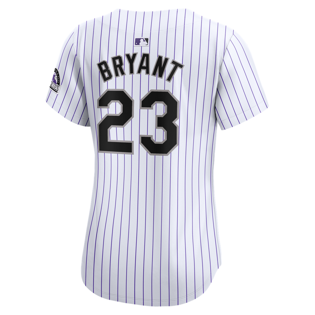 Colorado Rockies Kris Bryant Women's Home Limited Jersey | White