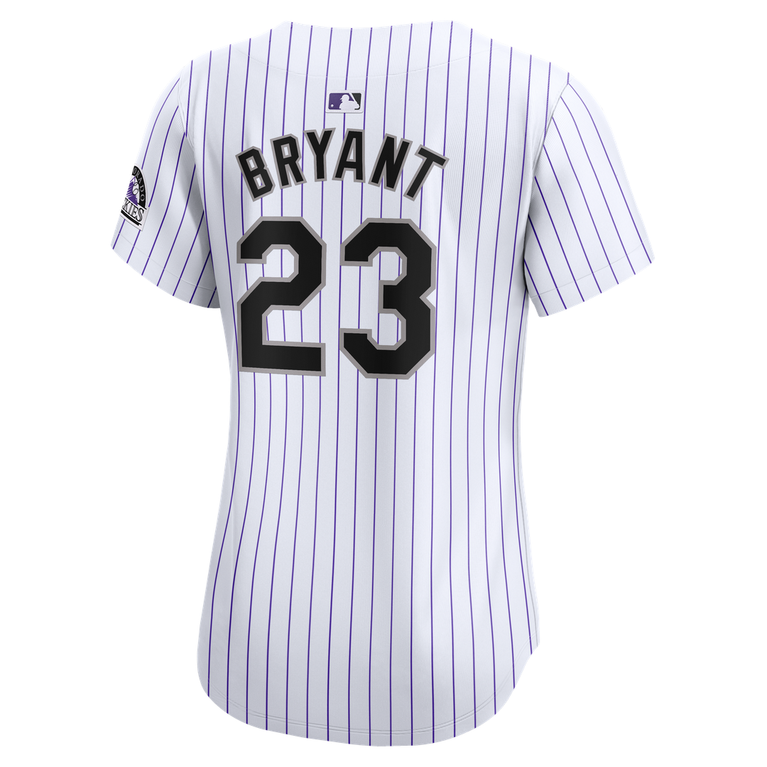 Colorado Rockies Kris Bryant Women's Home Limited Jersey | White