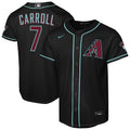 Arizona Diamondbacks Corbin Carroll Youth Alternate Stadium Jersey | Black