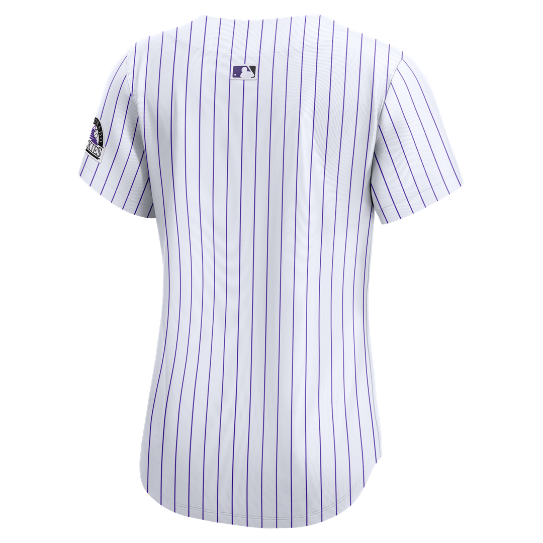 Colorado Rockies Women's Home Limited Jersey | White