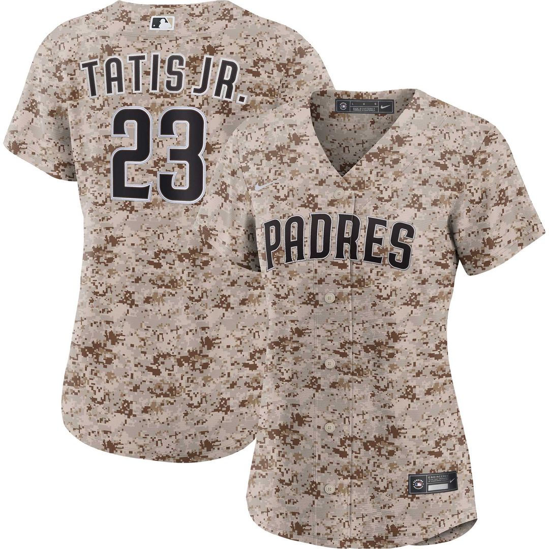 San Diego Padres Fernando Tatis Jr. Women's USMC Alternate Replica Jersey | Camo