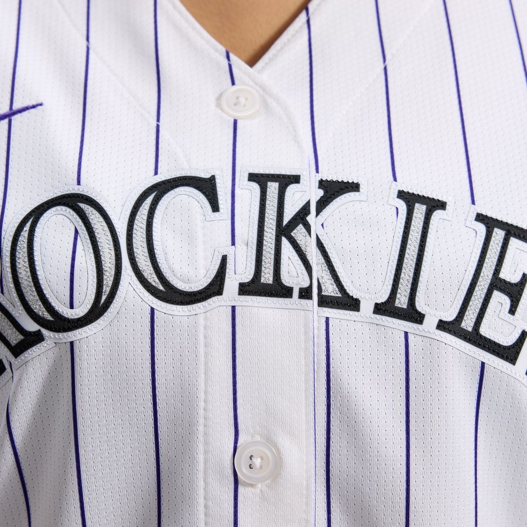 Colorado Rockies Women's Home Limited Jersey | White