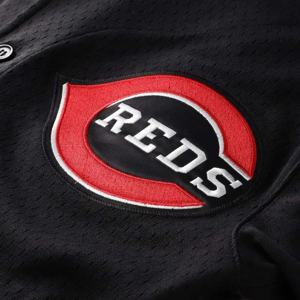 Cincinnati Reds Ken Griffey Jr. Big & Tall Cooperstown Mesh Batting Practice Jersey | Black