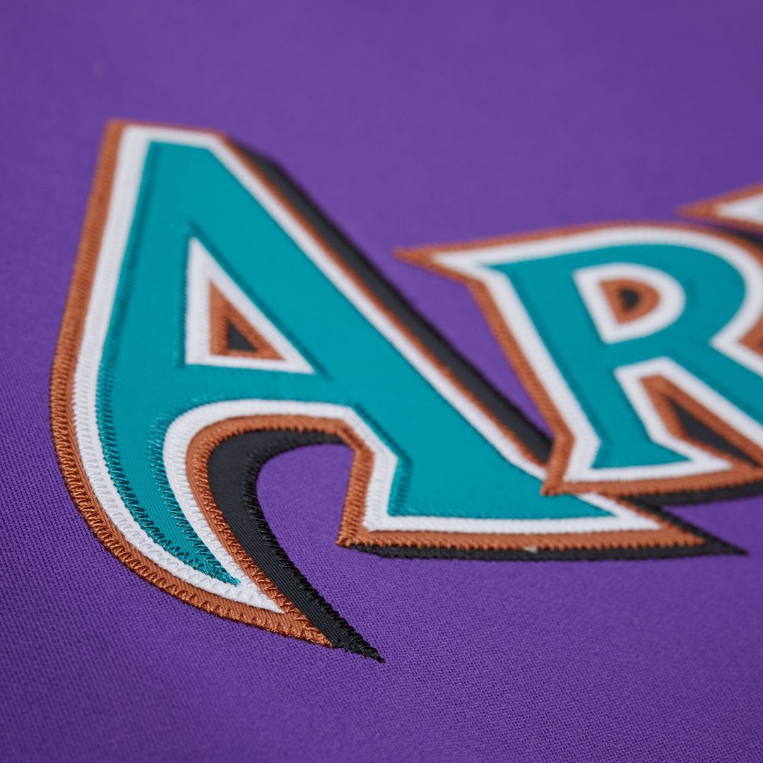 Arizona Diamondbacks Randy Johnson 2000 Throwback Authentic Jersey | Purple