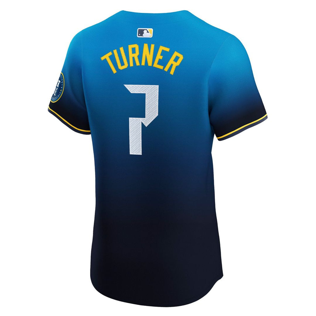 Philadelphia Phillies Trea Turner City Connect Elite Jersey | Navy