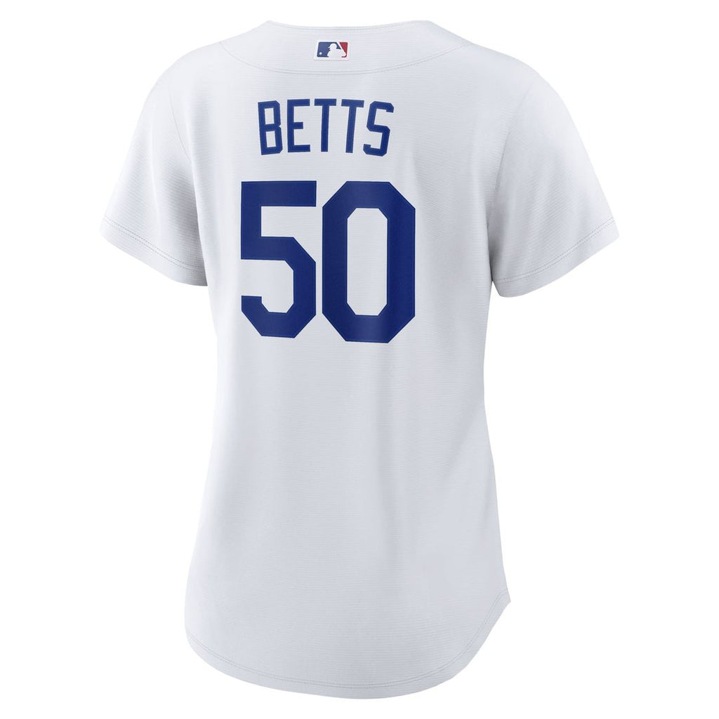 Los Angeles Dodgers Mookie Betts Women's Home Replica Jersey | White