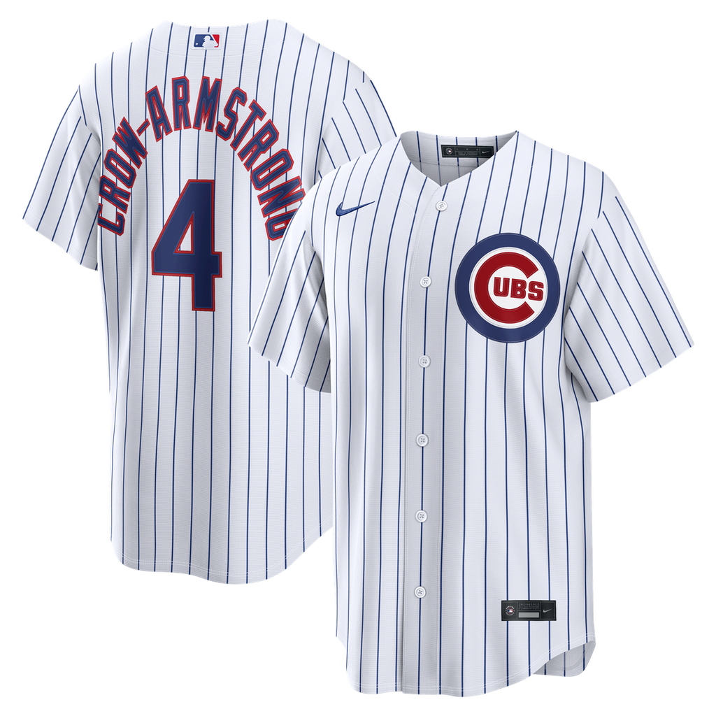 Chicago Cubs Pete Crow - Armstrong Home Replica Jersey | White