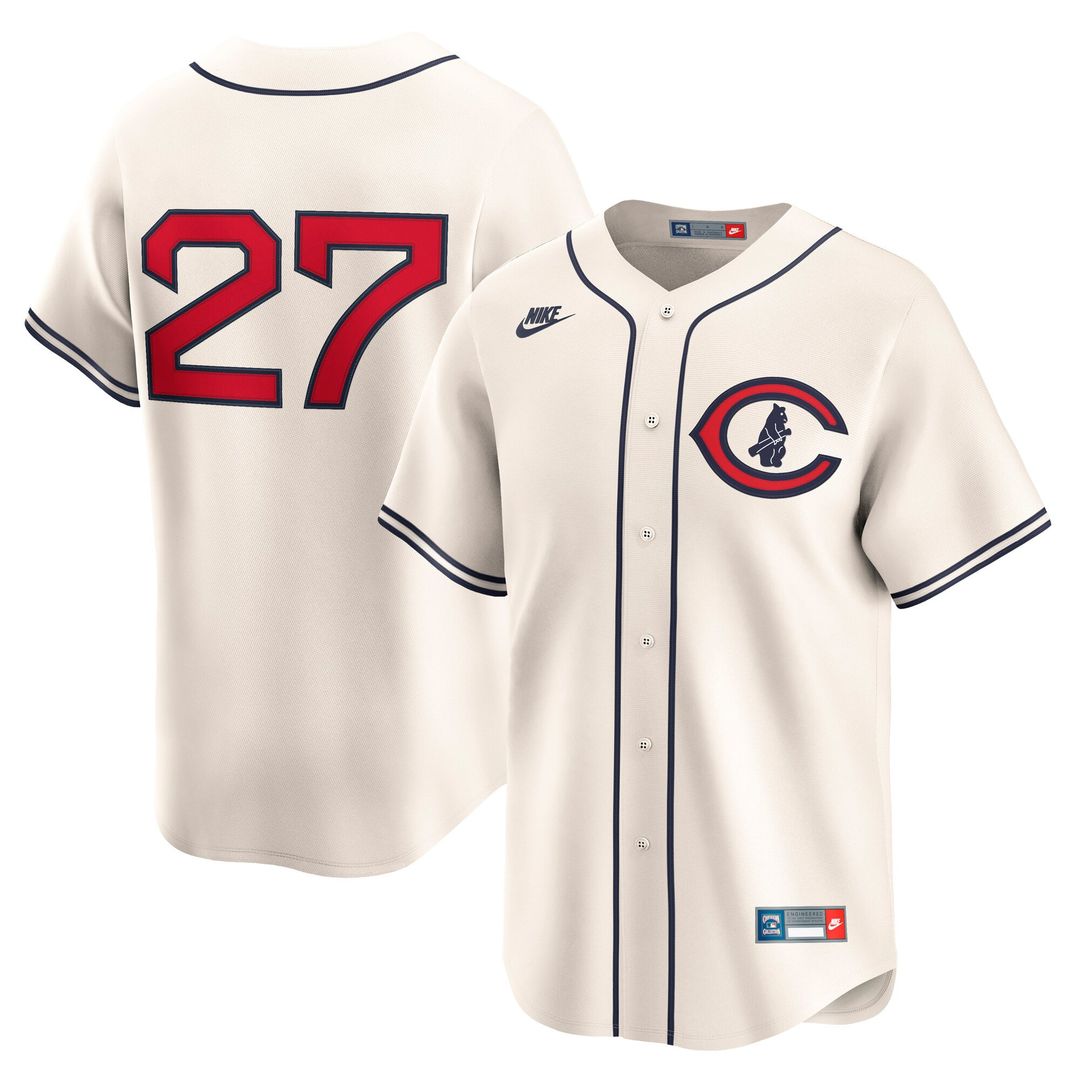 Chicago Cubs Seiya Suzuki Throwback Cooperstown Limited Jersey | Cream