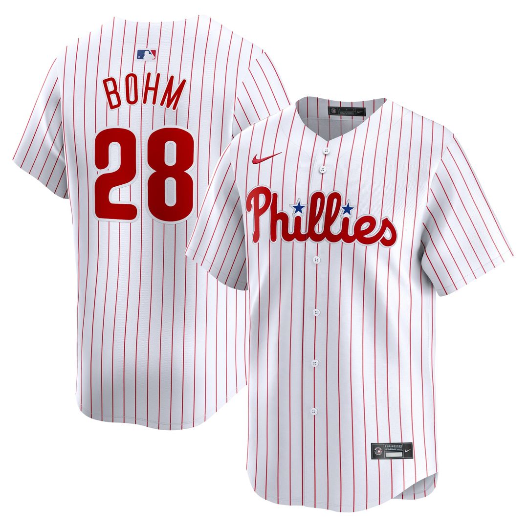 Philadelphia Phillies Alec Bohm Home Limited Jersey | White