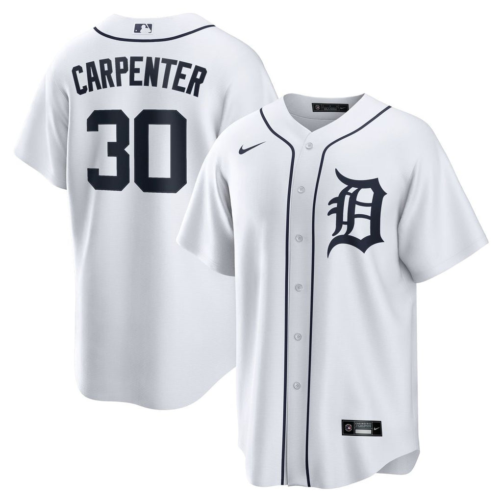 Detroit Tigers Kerry Carpenter Home Replica Jersey | White