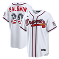 Atlanta Braves Drake Baldwin USA 250 Fourth of July Home Stadium Jersey | White