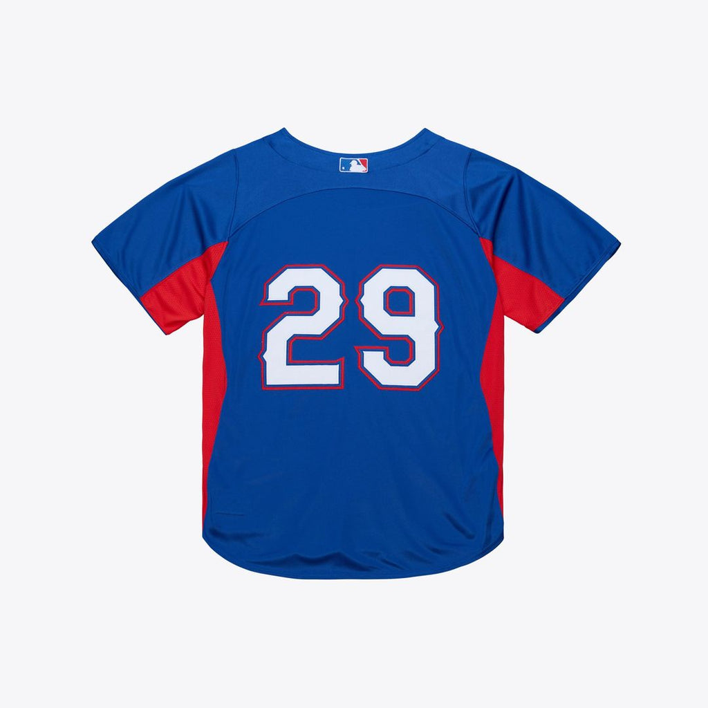 Texas Rangers Adrian Beltre Cooperstown Mesh Batting Practice Button-Up Jersey | Royal
