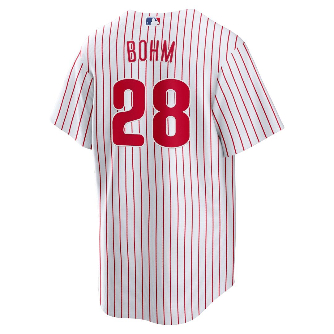 Philadelphia Phillies Alec Bohm Home Replica Jersey | White