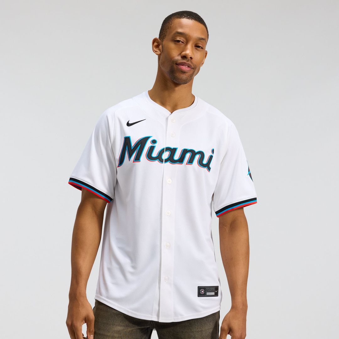 Miami Marlins Home Limited Jersey | White