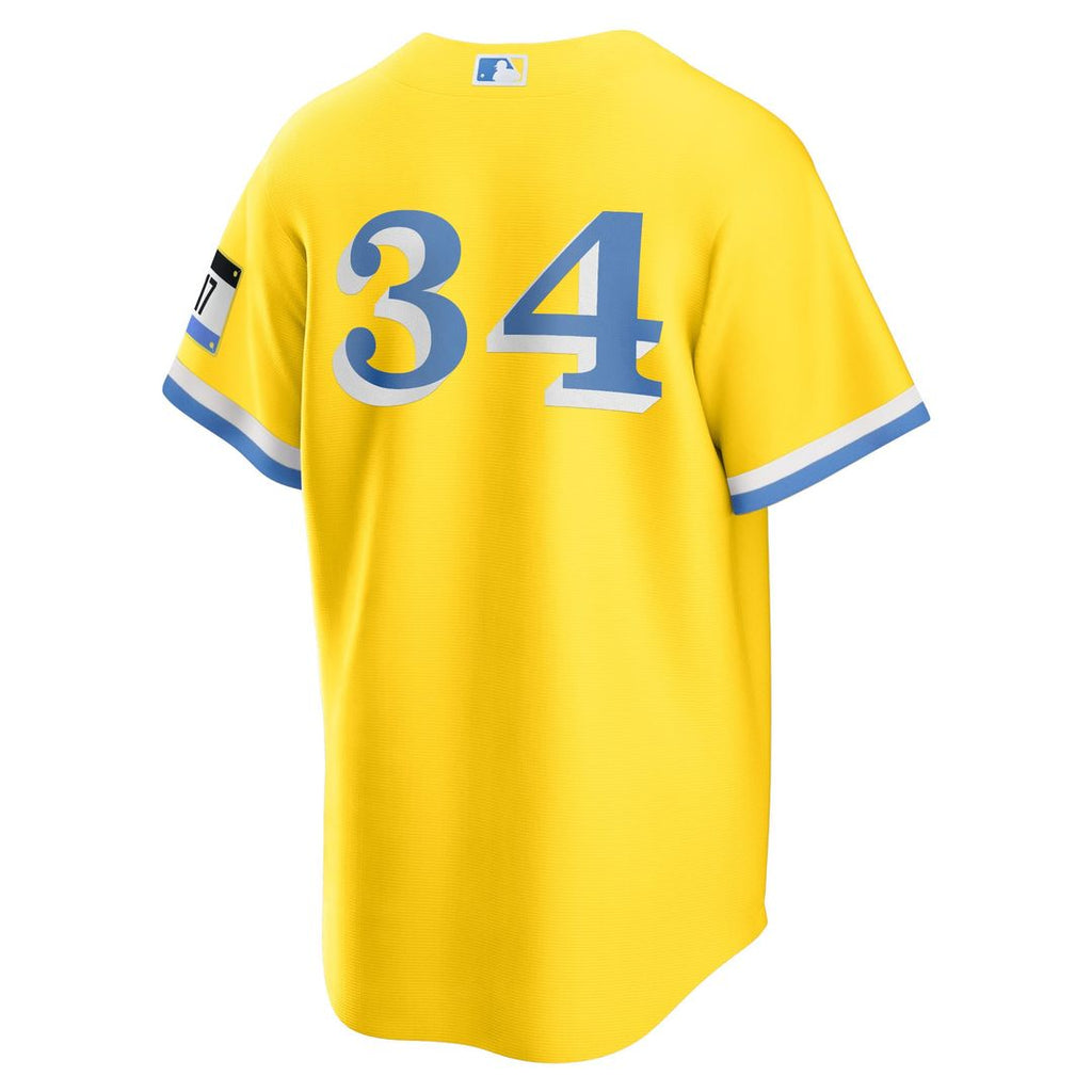Boston Red Sox David Ortiz Retired Player City Connect Replica Jersey | Gold