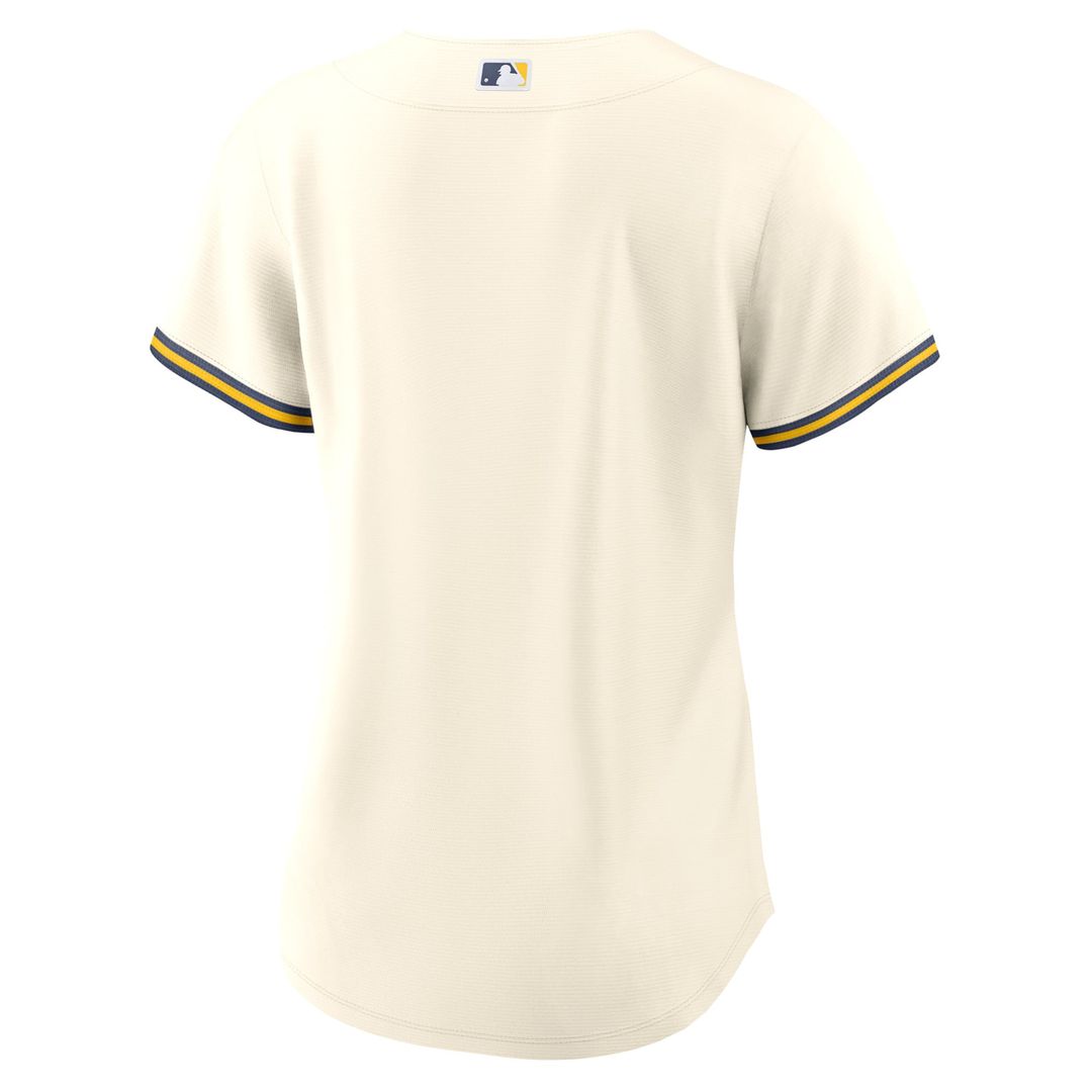 Milwaukee Brewers Women's Home Replica Team Jersey | Cream