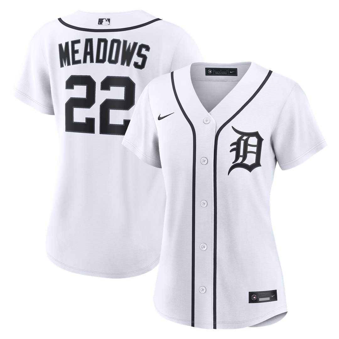 Detroit Tigers Parker Meadows Women's Home Replica Jersey | White