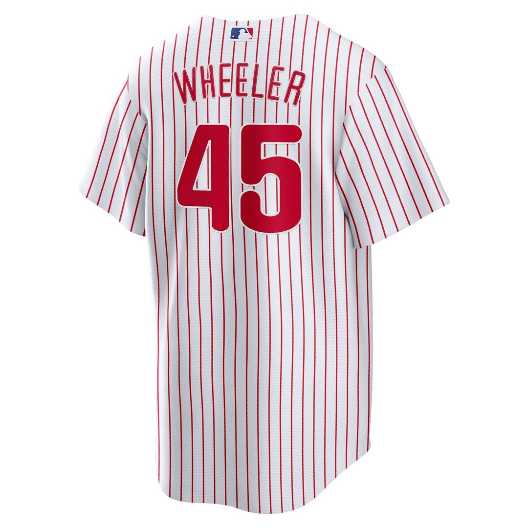 Philadelphia Phillies Zack Wheeler Home Replica Jersey | White