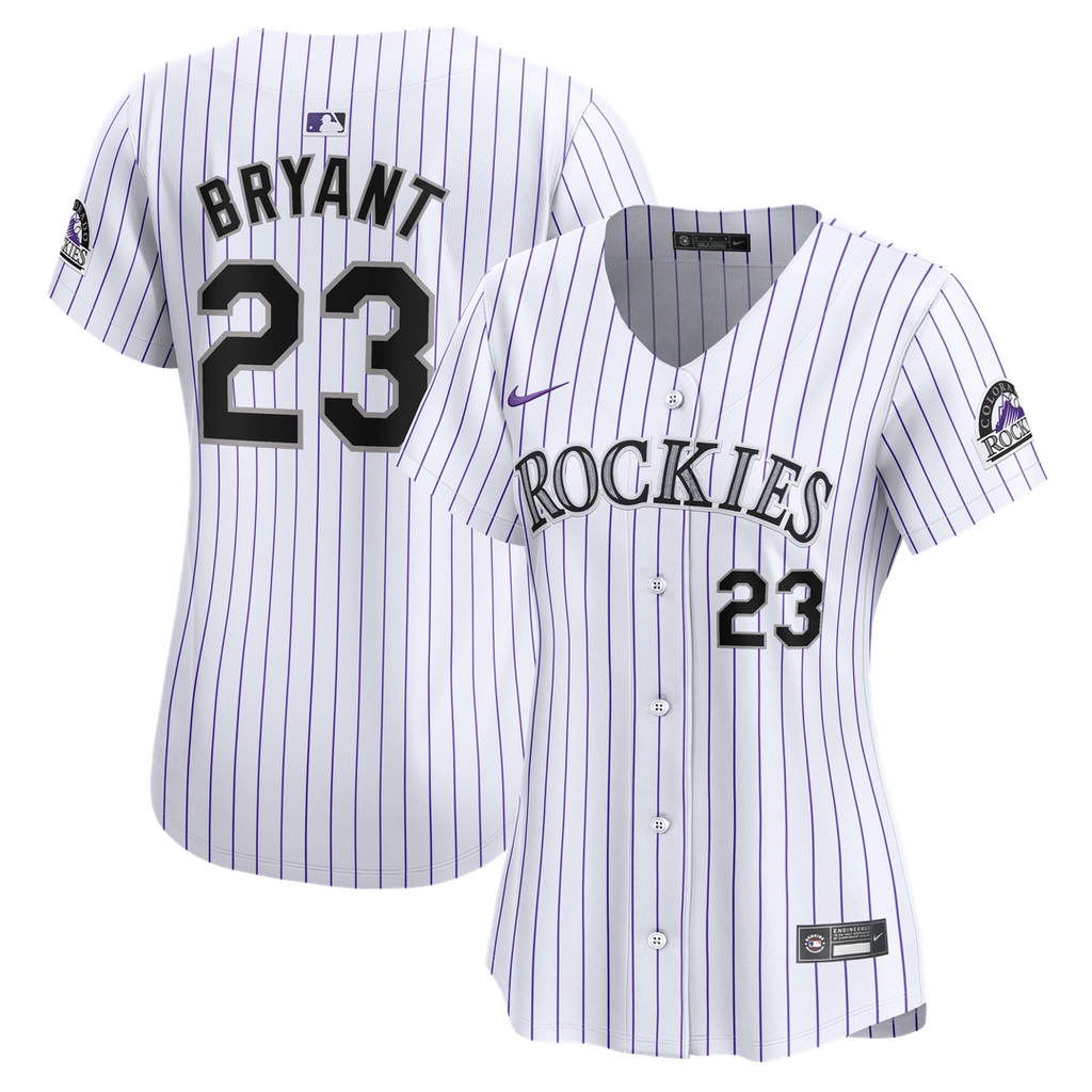 Colorado Rockies Kris Bryant Women's Home Limited Jersey | White