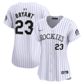 Colorado Rockies Kris Bryant Women's Home Limited Jersey | White
