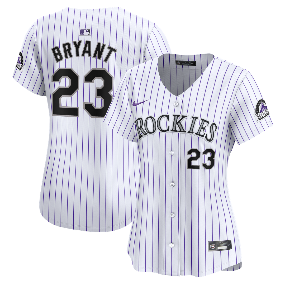 Colorado Rockies Kris Bryant Women's Home Limited Jersey | White
