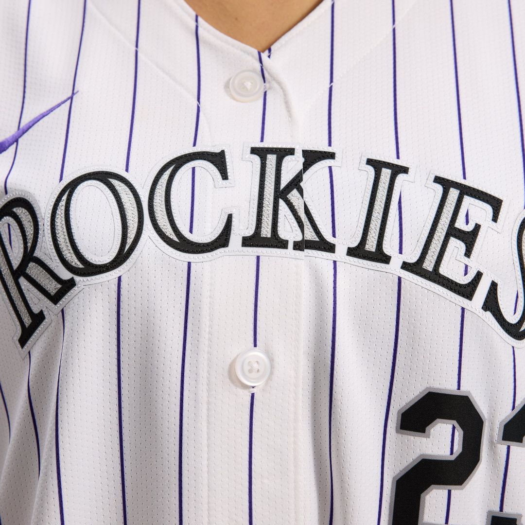 Colorado Rockies Kris Bryant Women's Home Limited Jersey | White