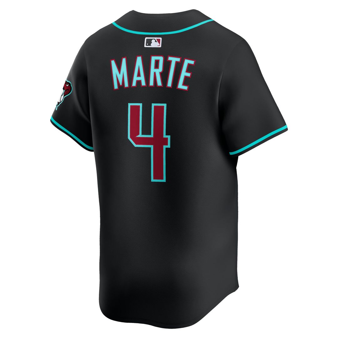 Arizona Diamondbacks Ketel Marte Alternate Limited Jersey | Black