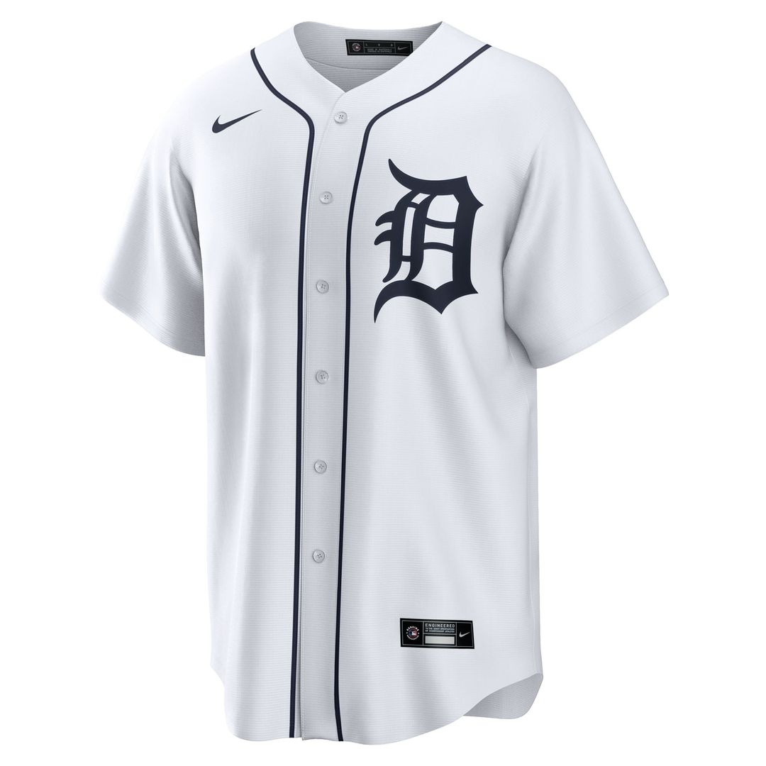 Detroit Tigers Dillon Dingler Home Replica Jersey | White