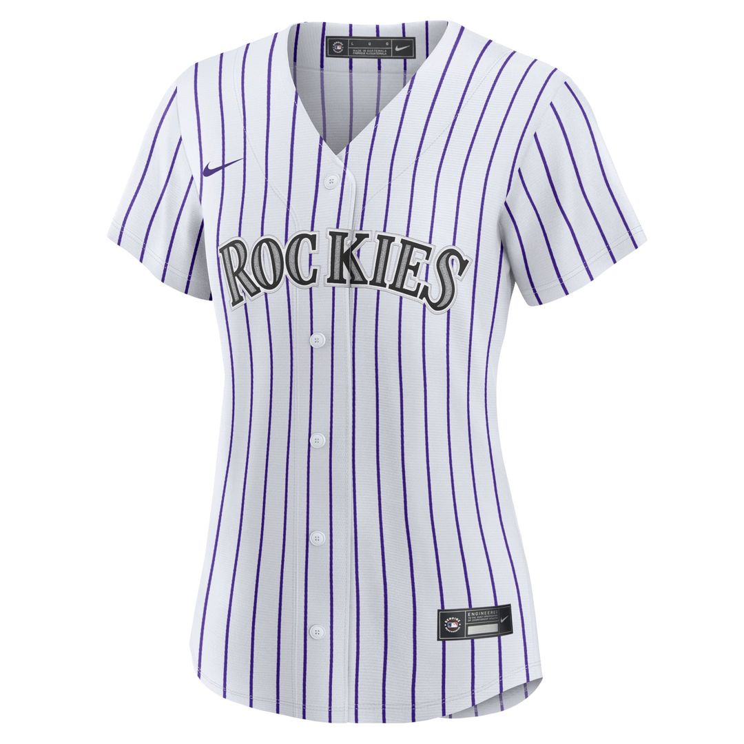 Colorado Rockies Charlie Blackmon Women's Home Replica Jersey | White