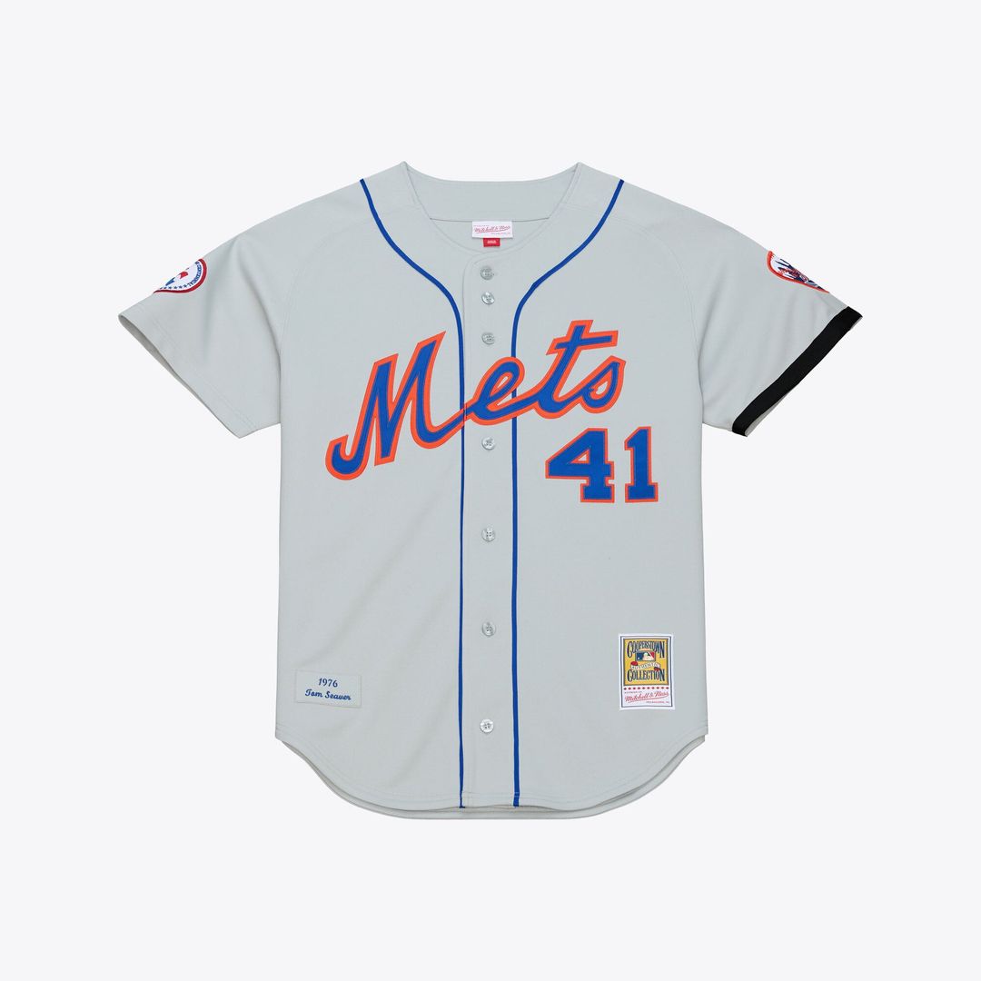 New York Mets Tom Seaver 1976 Authentic Jersey | Gray