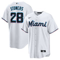 Miami Marlins Kyle Stowers Home Replica Jersey | White