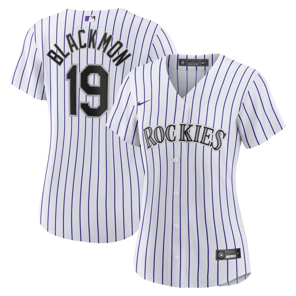 Colorado Rockies Charlie Blackmon Women's Home Replica Jersey | White