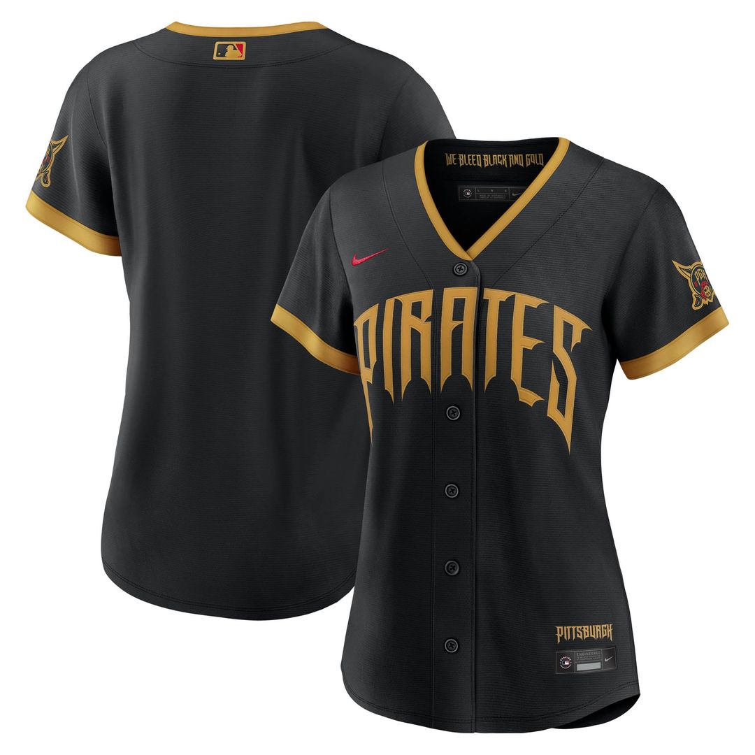 Pittsburgh Pirates Women's 2026 City Connect Stadium Jersey | Black