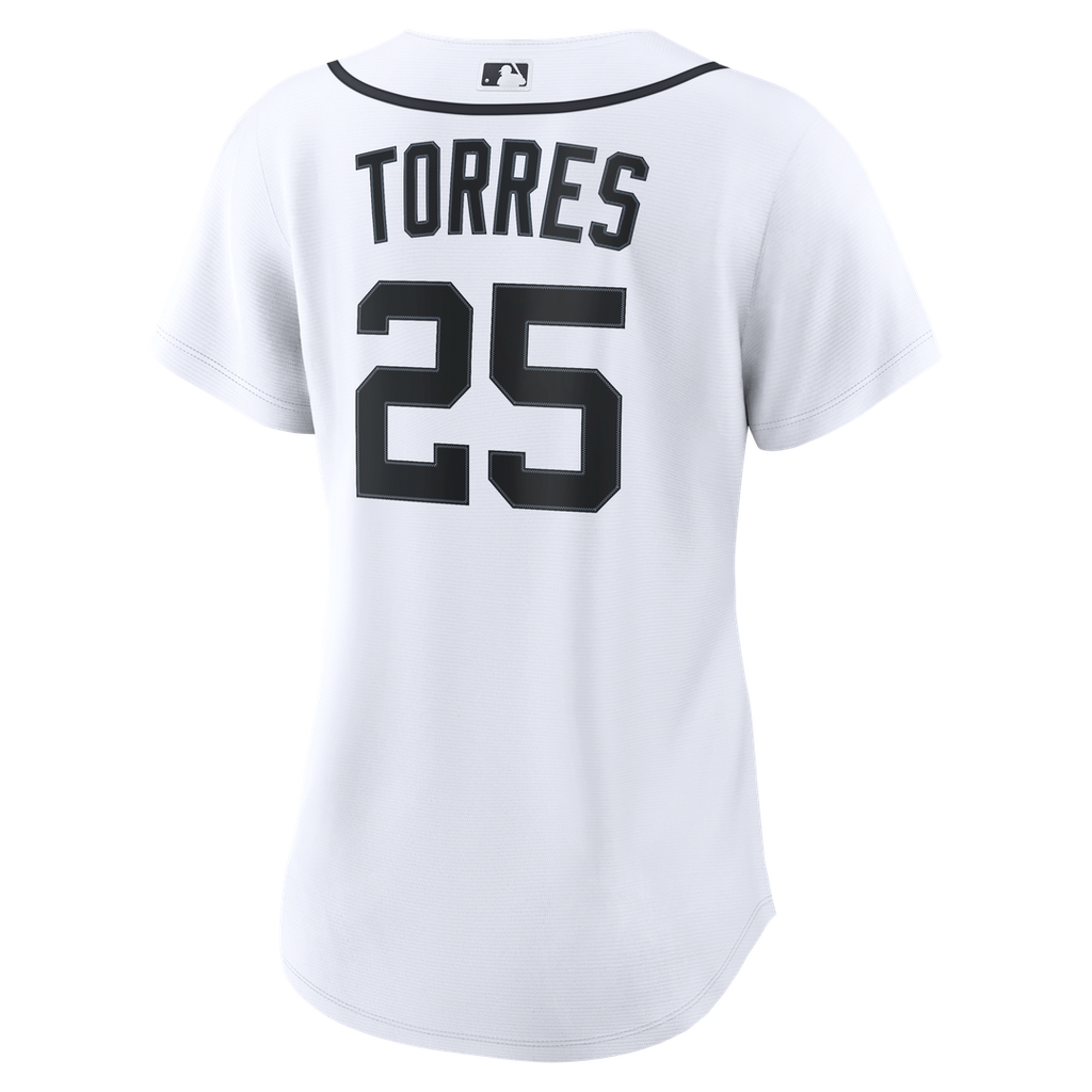 Detroit Tigers Gleyber Torres Women's Home Replica Jersey | White