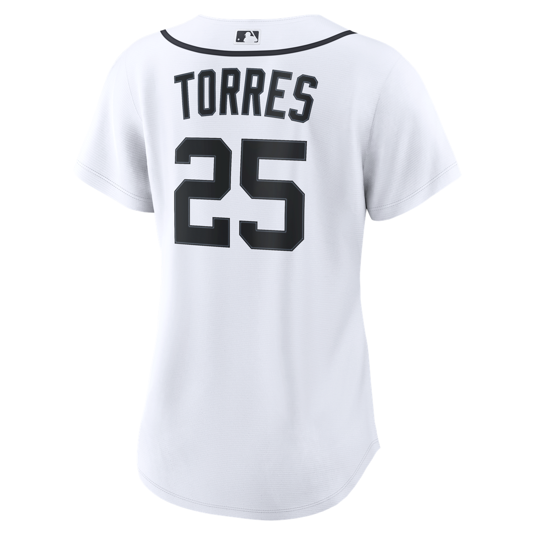 Detroit Tigers Gleyber Torres Women's Home Replica Jersey | White