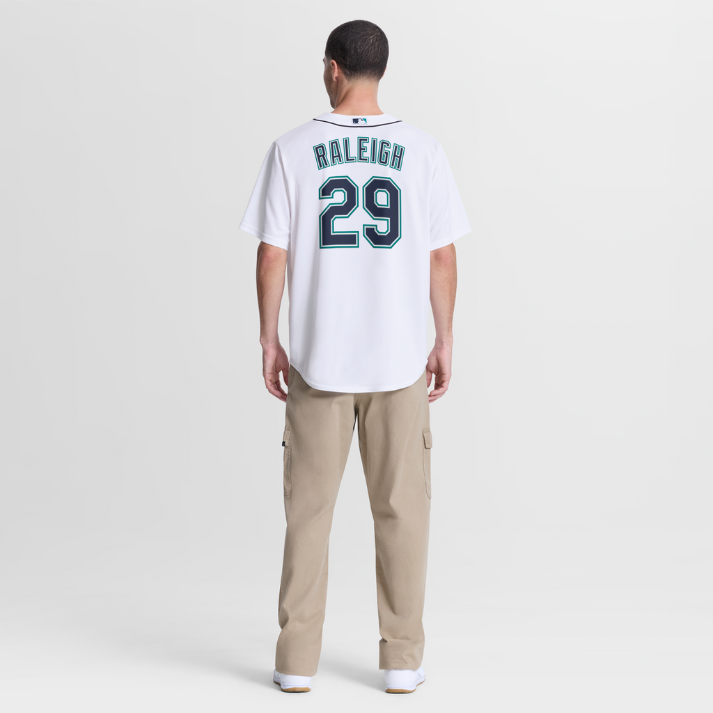 Seattle Mariners Cal Raleigh Road Replica Jersey | Navy