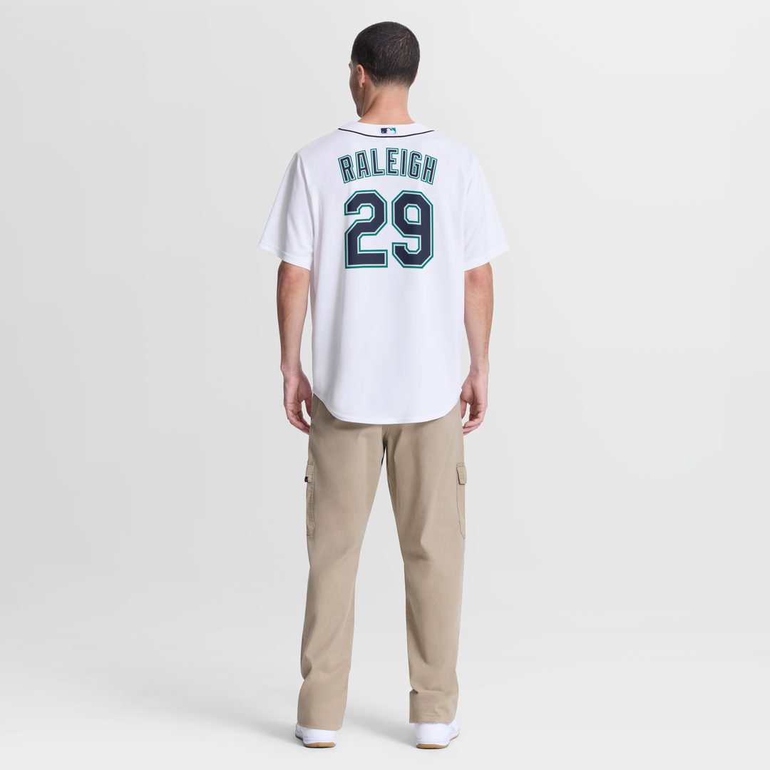 Seattle Mariners Cal Raleigh Road Replica Jersey | Navy