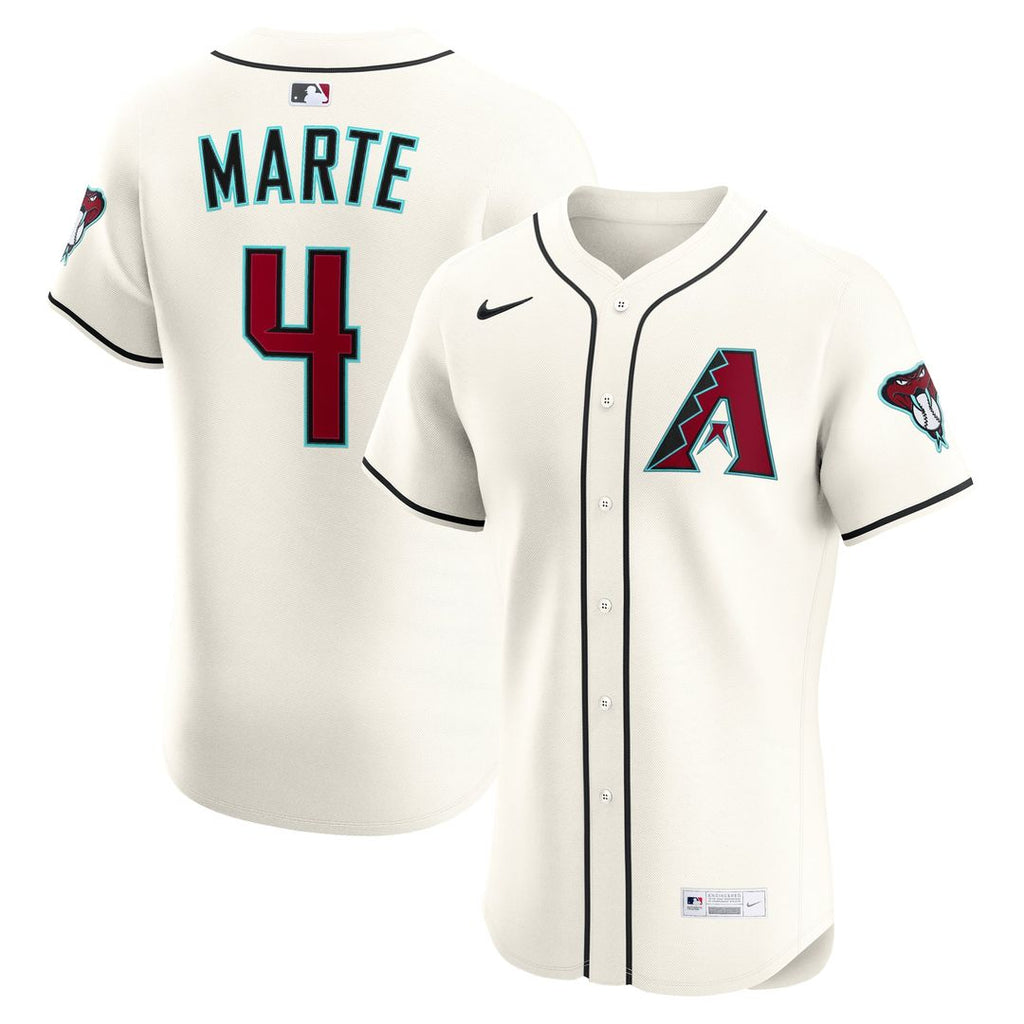 Arizona Diamondbacks Ketel Marte Home Elite Jersey | Cream
