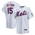 New York Mets Carlos Beltran Home Replica 2026 Hall of Fame Patch Jersey | White