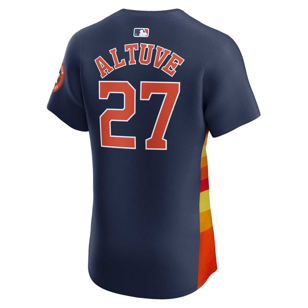 Houston Astros Jose Altuve Alternate Elite Jersey | Navy