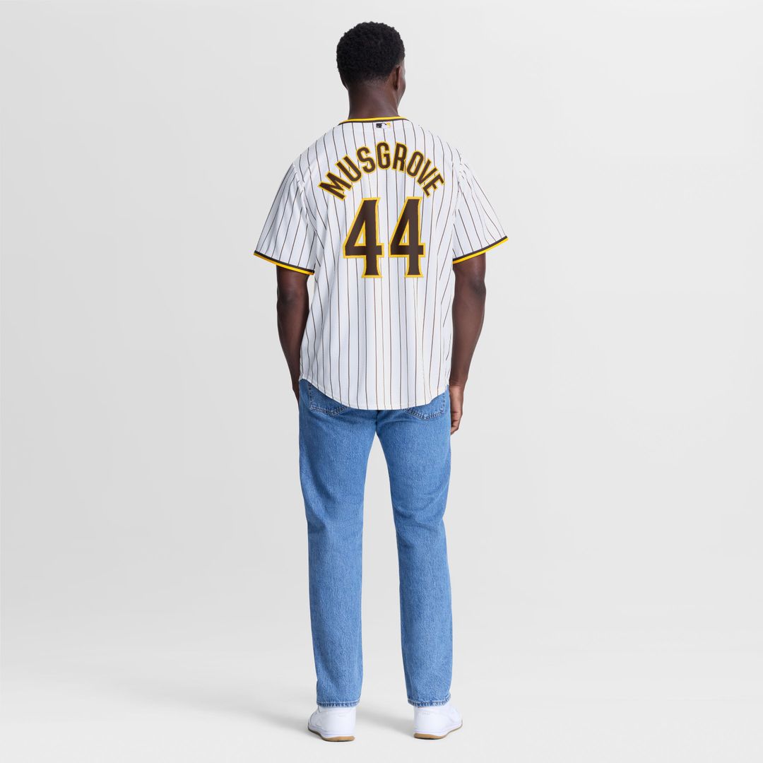 San Diego Padres Joe Musgrove Home Replica Jersey | White